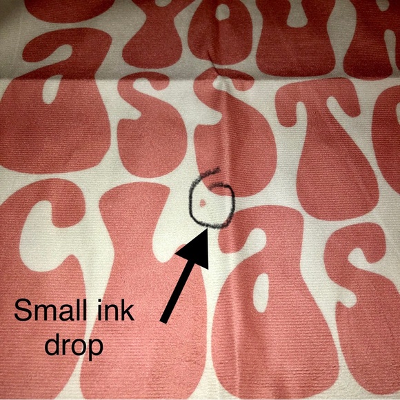 “Take your ass to class" vintage font pillow cover - 18"x18" zip closure -NEW - Picture 5 of 8